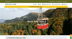 Desktop Screenshot of bursadailytours.com