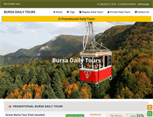 Tablet Screenshot of bursadailytours.com